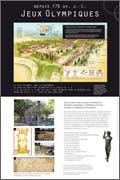 Panneau de l'exposition Jeux Olympiques