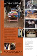 Panneau de l'exposition Madagascar