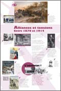 Panneau de l'exposition Premiere Guerre mondiale 1914-1918