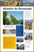 Panneau de l'exposition Roumanie