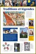 Panneau de l'exposition Roumanie