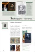Panneau de l'exposition Shakespeare