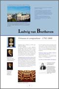Panneau de l'exposition Beethoven