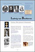 Panneau de l'exposition Beethoven