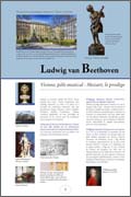 Panneau de l'exposition Beethoven
