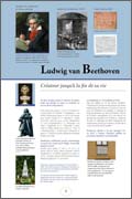 Panneau de l'exposition Beethoven