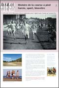Panneau de l'exposition Courir - Course a pied