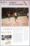 Panneau de l'exposition Courir - Course a pied