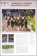 Panneau de l'exposition Courir - Course a pied