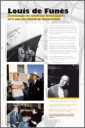Panneau de l'exposition Louis de Funes