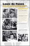 Panneau de l'exposition Louis de Funes