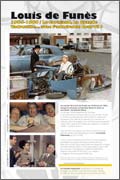 Panneau de l'exposition Louis de Funes
