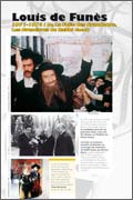 Panneau de l'exposition Louis de Funes