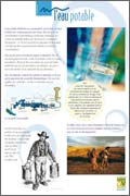 Panneau de l'exposition L'eau