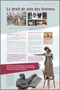 Panneau de l'exposition Feminisme
