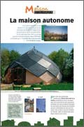 Panneau de l'exposition Maison ecologique