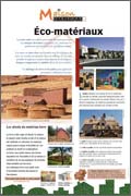 Panneau de l'exposition Maison ecologique