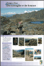 Panneau de l'exposition Montagnes et volcans