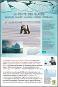 Panneau de l'exposition Poles et changements climatiques