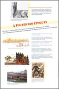 Panneau de l'exposition Les pompiers