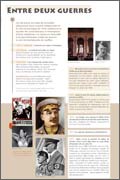 Panneau de l'exposition Seconde Guerre mondiale 1939-1945