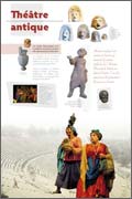 Panneau de l'exposition Le theatre