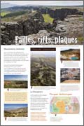 Panneau de l'exposition Volcans et seismes